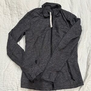 Lululemon Define Jacket Heathered Black Size 12